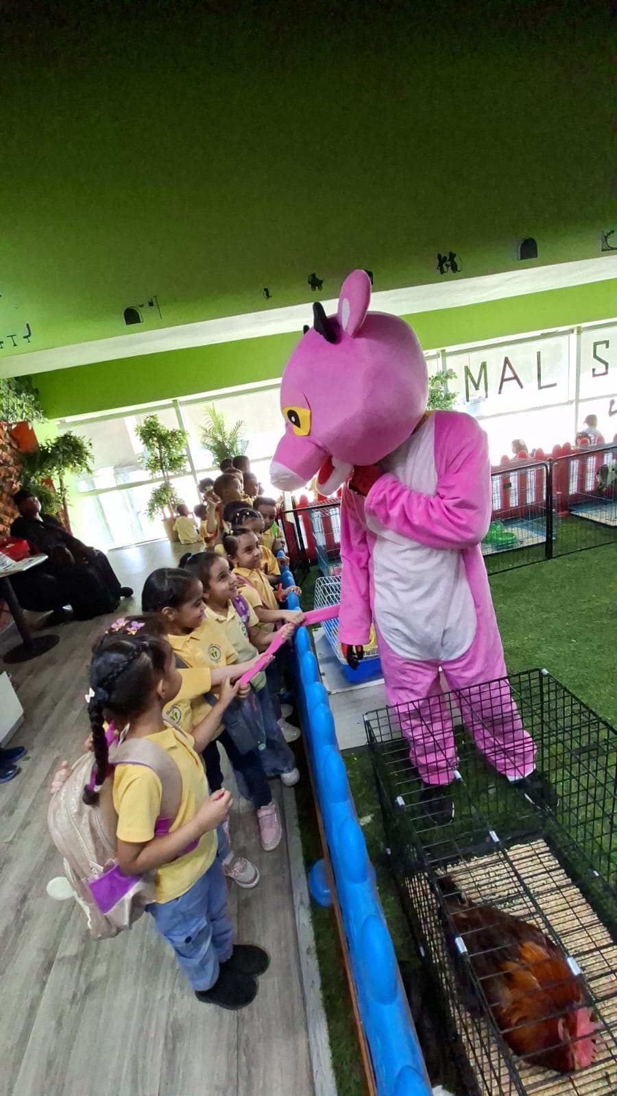 Students on a field trip